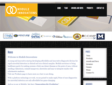 Tablet Screenshot of moduleinnovations.com